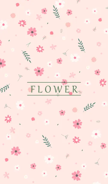 [LINE着せ替え] MANY FLOWERS PINK 108の画像1