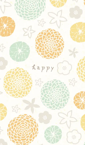 [LINE着せ替え] 花鞠と小花18の画像1