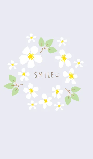 [LINE着せ替え] かわいい花輪21の画像1