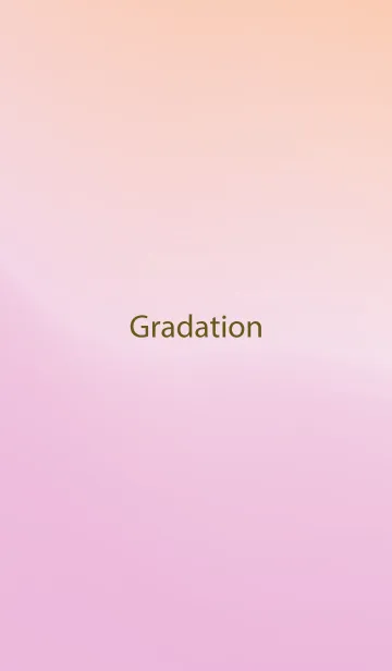 [LINE着せ替え] gradation ORANGE&PINK 88の画像1