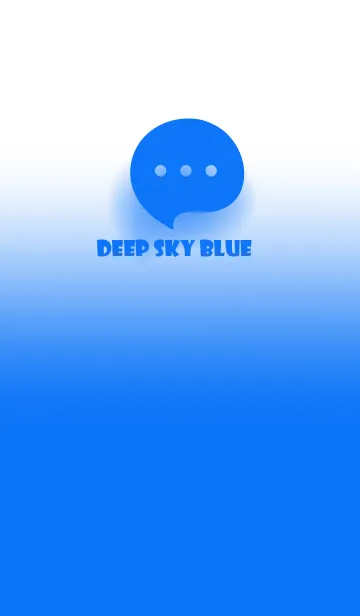 [LINE着せ替え] Deep Sky Blue & White Theme V.4 (JP)の画像1