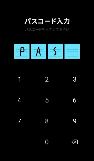 [LINE着せ替え] 点線カラーノート/蛍光ブルー/ブラックの画像4