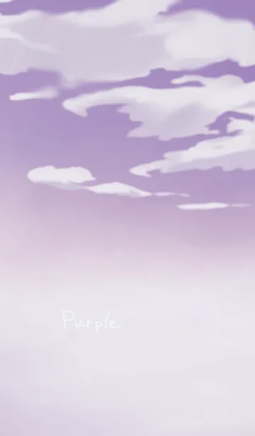 [LINE着せ替え] 淡い紫の空の画像1
