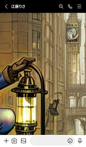 [LINE着せ替え] 猫紳士街_#EZ112。の画像2