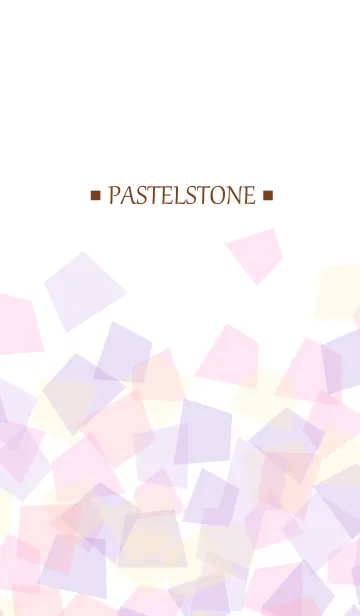 [LINE着せ替え] Pastel Stone 51の画像1