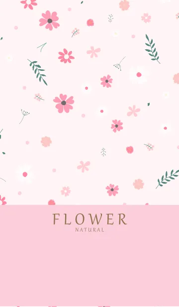 [LINE着せ替え] FLOWER PINK -NATURAL-の画像1