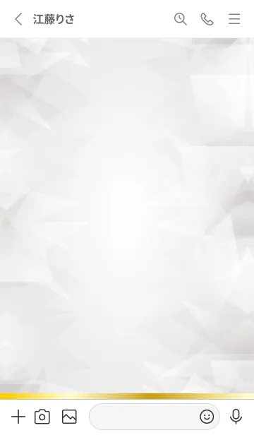 [LINE着せ替え] Simple White - MEKYM- 3の画像2