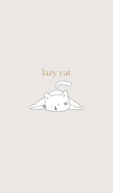 [LINE着せ替え] lazy cat..15の画像1