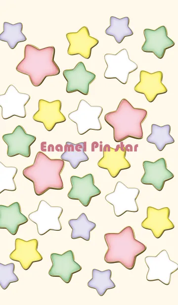 [LINE着せ替え] Enamel Pin Candy Star 28の画像1