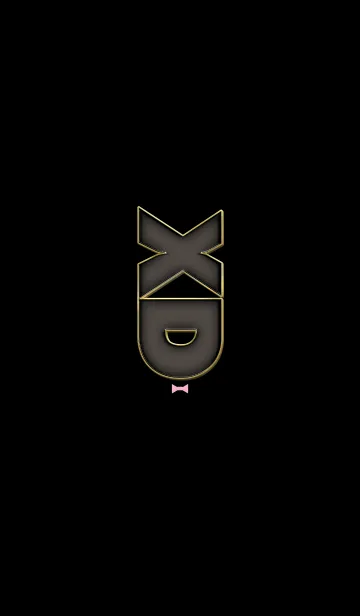 [LINE着せ替え] X and D THEME Black & Pink 2の画像1