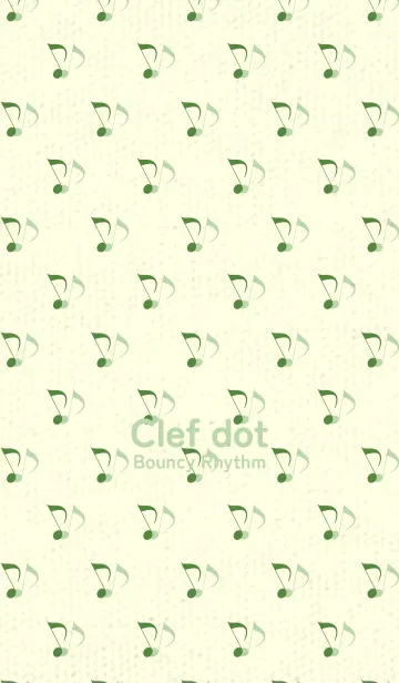 [LINE着せ替え] Clef dot アイビーグリーンの画像1