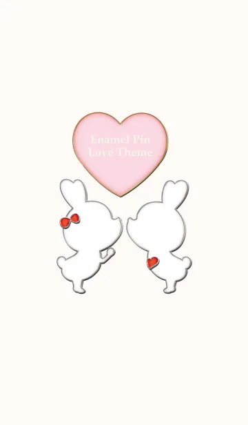 [LINE着せ替え] Enamel Pin LOVE Pair 23の画像1