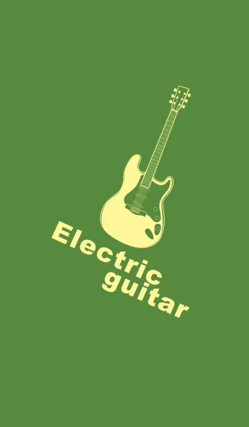 [LINE着せ替え] ELECTRIC GUITAR CLR アイビーグリーンの画像1