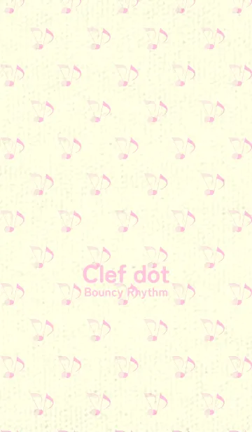 [LINE着せ替え] Clef dot ベビーピンクの画像1