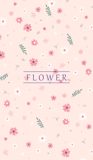 [LINE着せ替え] MANY FLOWERS PINK 109の画像1