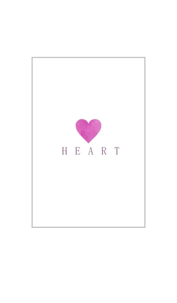 [LINE着せ替え] watercolor purple pink-HEART 38の画像1