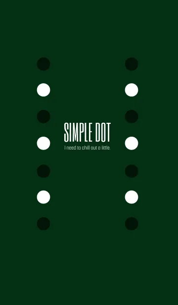 [LINE着せ替え] シンプルドット -10の画像1