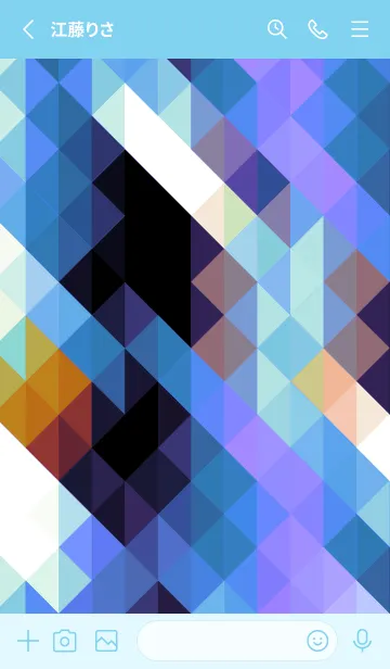 [LINE着せ替え] ジオメトリック 377の画像2