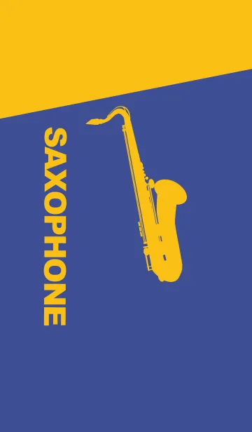 [LINE着せ替え] Saxophone CLR コーンフラワーブルーの画像1