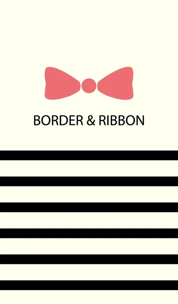 [LINE着せ替え] Black Border & Pink Ribbon 11の画像1