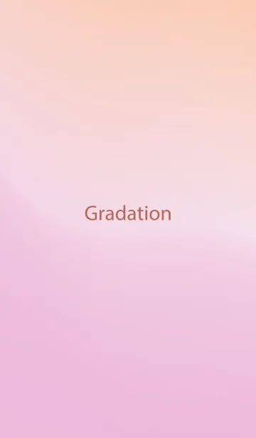 [LINE着せ替え] gradation ORANGE&PINK 89の画像1
