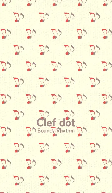 [LINE着せ替え] Clef dot ポピーレッドの画像1