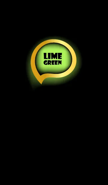 [LINE着せ替え] Lime Green Gold Black Theme (JP)の画像1