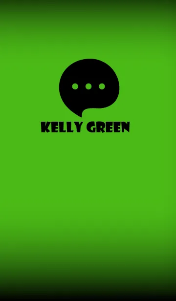 [LINE着せ替え] Kelly Green And Black V.4 (JP)の画像1