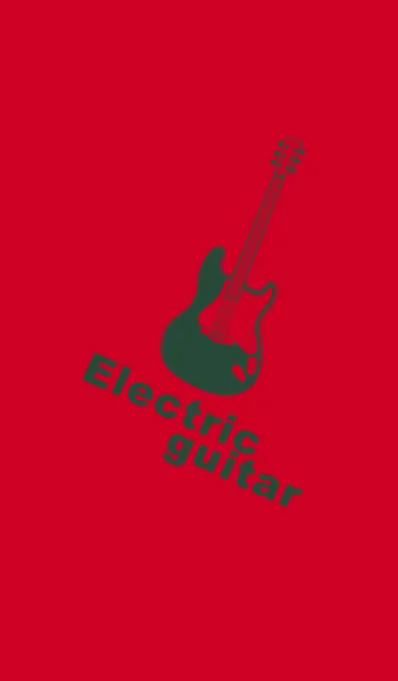 [LINE着せ替え] ELECTRIC GUITAR CLR チェリーレッドの画像1