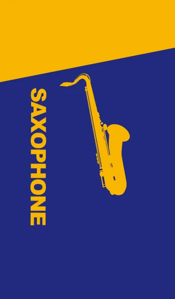 [LINE着せ替え] Saxophone CLR ディープロイヤルブルーの画像1