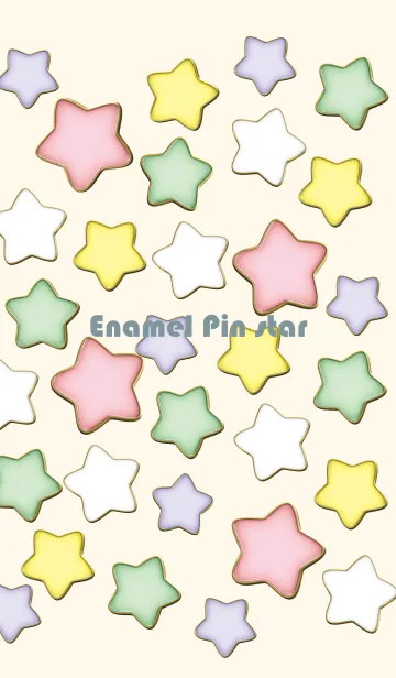 [LINE着せ替え] Enamel Pin Candy Star 30の画像1