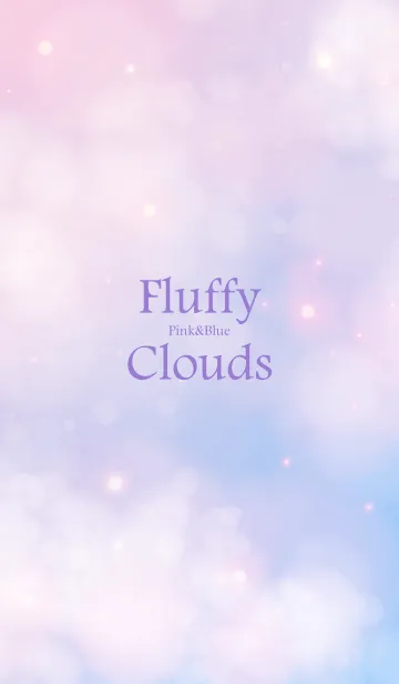 Fluffy Clouds Pink&Blue.MEKYM 27の着せ替えメイン画像