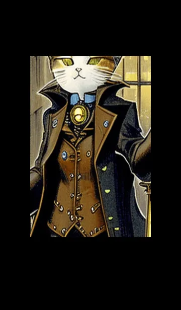 [LINE着せ替え] 猫紳士街_#EaC113。の画像1