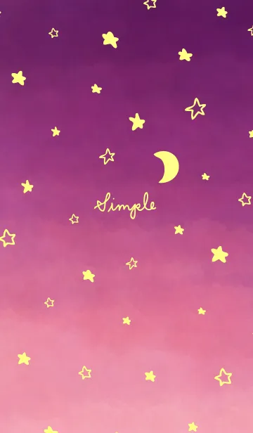 [LINE着せ替え] 空が綺麗、星がキラキラしてる。25の画像1