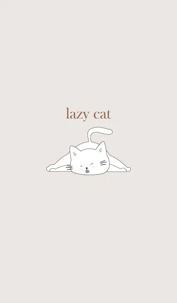 [LINE着せ替え] lazy cat..17の画像1