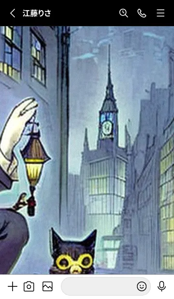 [LINE着せ替え] 猫紳士街_#EaC15。の画像2