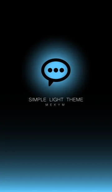 [LINE着せ替え] SIMPLE LIGHT ICON-GRADATION- 17の画像1