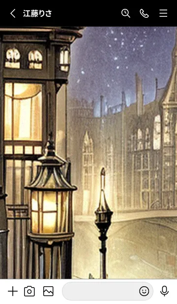 [LINE着せ替え] 猫紳士街_#EaC127。の画像2