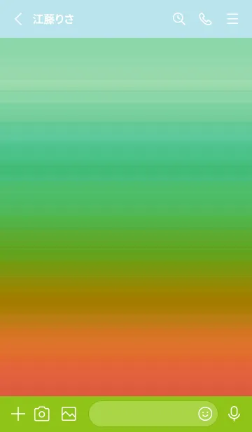 [LINE着せ替え] シンプル グラデーション _127の画像2