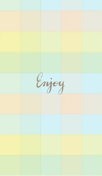 [LINE着せ替え] チェック柄 くすみカラー5の画像1