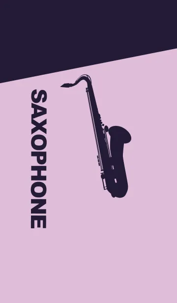 [LINE着せ替え] Saxophone CLR ペールライラックの画像1