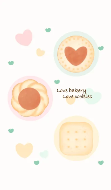 [LINE着せ替え] Little sweet cookies 7の画像1