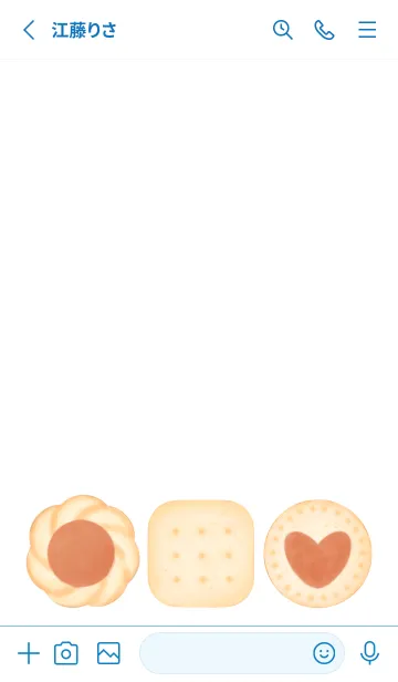 [LINE着せ替え] Little sweet cookies 7の画像2