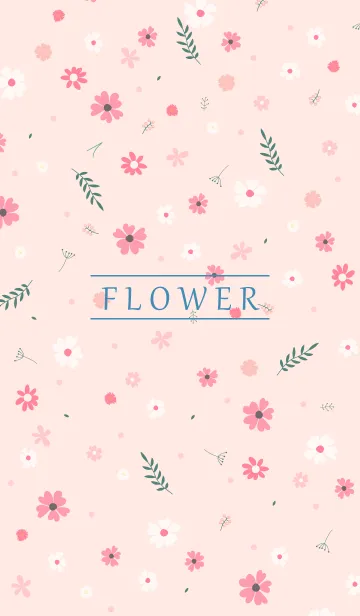 [LINE着せ替え] MANY FLOWERS PINK 110の画像1