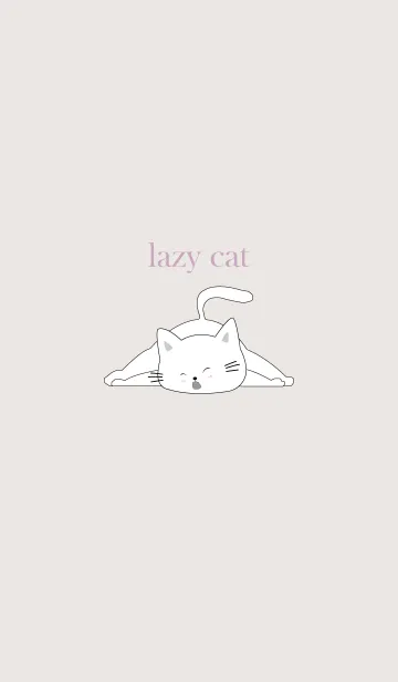 [LINE着せ替え] lazy cat..18の画像1