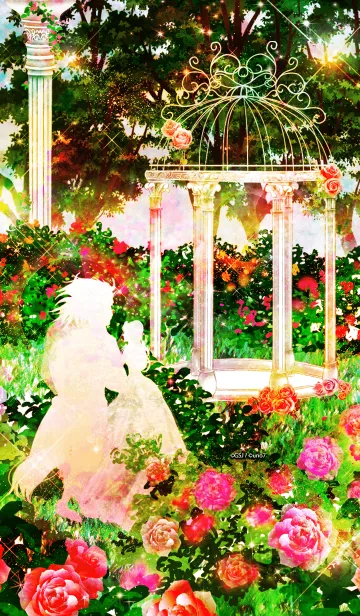 [LINE着せ替え] 美女と野獣～秘密の薔薇園～の画像1