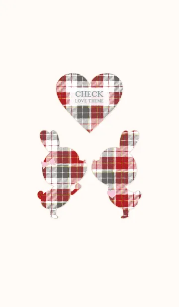 [LINE着せ替え] Check Love Theme..の画像1
