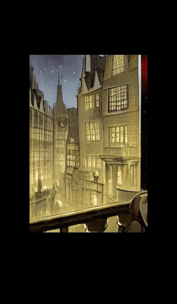 [LINE着せ替え] 猫紳士街_#EaD012。の画像1