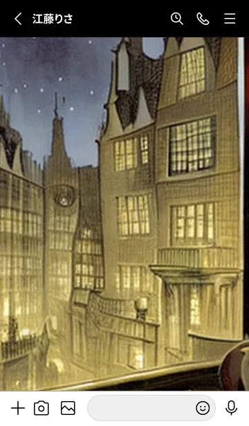 [LINE着せ替え] 猫紳士街_#EaD012。の画像2