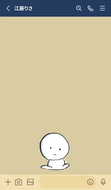 [LINE着せ替え] ネイビー : まるの着せ替え 2の画像2